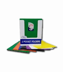Poly Cover Folders No Holes – Assorted Colors Pack of 48 | Journal Office Supplies, Ideal for Bulk Buyers