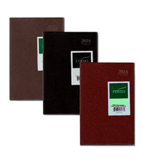 2024 Weekly planner, 5x8, Black, Burgundy & Brown, Ideal for Bulk Buyers & Retailers, Case Pack of 48