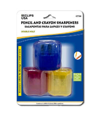 Sharpener 3 pk, Assorted – 36 Pack, Erasers & Sharpeners, Journal School Supplies Ideal for Bulk Buyers