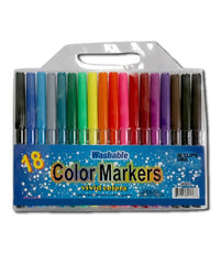 Water Color Markers – 18 Pk Assorted | Washable Ink | Case Pack of 48 | Colors & Coloring | Journal & School Supplies, Ideal for Bulk Buyers