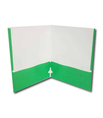 Paper Folders No Holes Green – Pack of 100 | Journal Office Supplies, Ideal for Bulk Buyers
