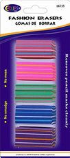 Fashion Erasers 5pk, Case Pack of 24, Ideal for Bulk Buyers