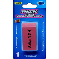 Pink Eraser, Big, Case Pack of 144, Ideal for Bulk Buyers