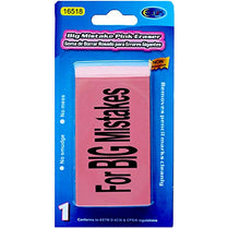 Pink Eraser for Big Mistakes, Case Pack of 48, Ideal for Bulk Buyers
