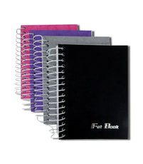 Pressboard Fat Book 200 Sheets, Assorted Color, Case Pack of 48
