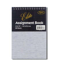 Assignment Book, Top Spiral, 5