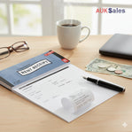 Rent Receipt Book, Carbonless, 3"X 8", 25 Sets, 50 Sheets, Case Pack of 72, Ideal for Bulk Buyers