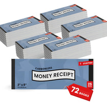 Money Receipt Book, Carbonless, 3
