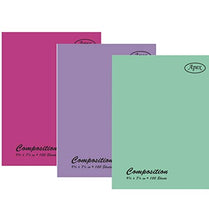 Poly Cover Composition Notebook - Assorted Colors - 100 sheets, Case Pack of 48,