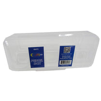 Pencil Box, Clear, Case Pack of 48, Ideal for Bulk Buyers
