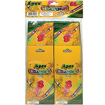 Crayons 8ct. 4pk. Boxed, Case Pack of 48, Ideal for Bulk Buyers