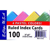 Index cards, 3