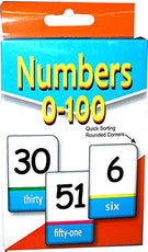 AUKSales Flash Cards, Numbers 1-100, Case Pack of 24, Ideal for Bulk Buyers