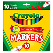 Crayola Markers, 10 pk, Case Pack 24, Ideal for Bulk Buyers