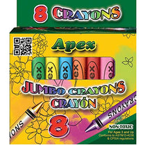 Crayons, Jumbo, 8ct, Boxed, Case Pack of 72, Ideal for Bulk Buyers