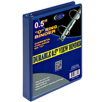 O-Ring Triple View Binder, Case Pack of 24 Units (0.5 Inch, Navy Blue) , Ideal for Bulk Buyers