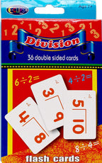 AUKSales Flash Cards, Division, Case Pack of 48 , Ideal for Bulk Buyers