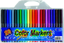 AUKSales Water Color Markers 24 Ct, Case Pack of 48, Ideal for Bulk Buyers