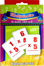 AUKSales Flash Cards, Multiplication, Case Pack of 48 , Ideal for Bulk Buyers
